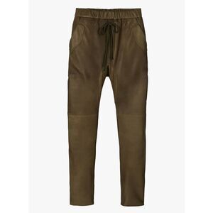 ZARA New Genuine Leather Joggers Srpls Jggr 06 Small 5479/921 Pants
